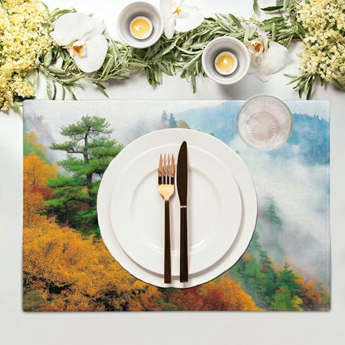 Tissu dessous pins denses lavable pour protéger et décorer votre table - 5