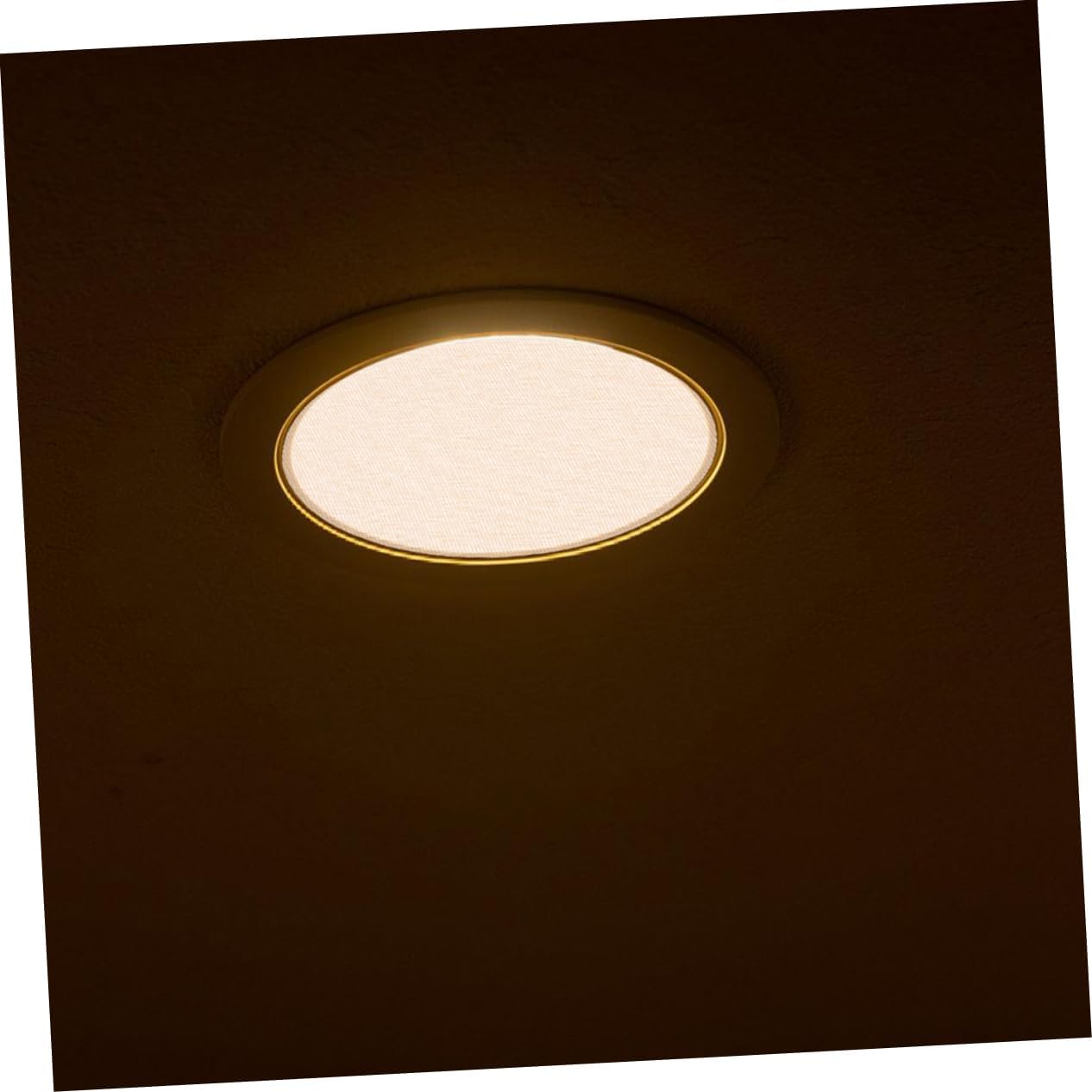 Zerodeko 2pcs Ceiling Lamp Shade Diffuser Soft Fabric Light Cover for Boys and Girls Room Eye Protection High Temperature Resistant Round Light Diffuser for Nursery Decoration