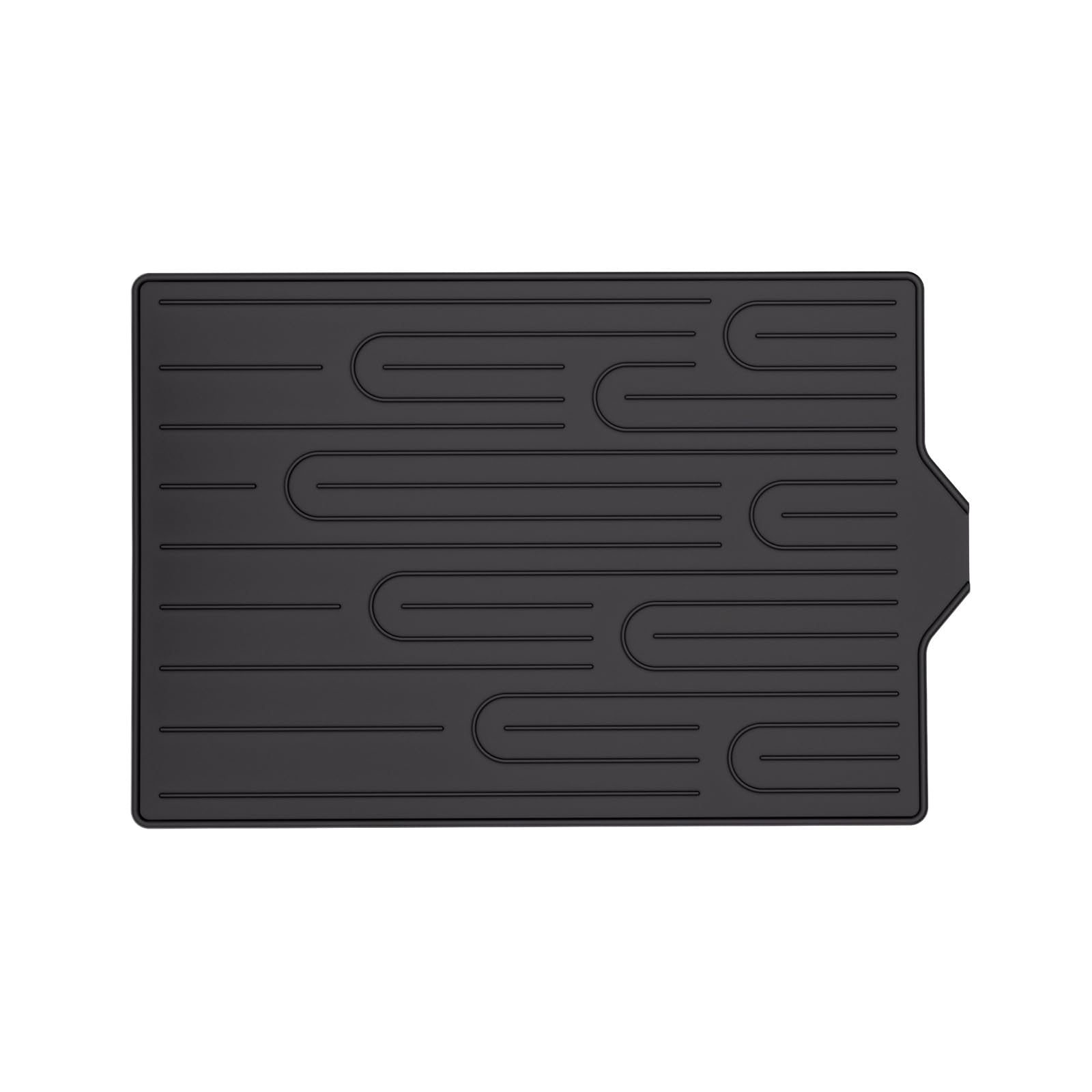 APGLSXY Nonslip Silicone Mats for Dishes Drying Drainage Square Efficient Water Flows to 230C Kitchens Safe Dishes Drying Mats