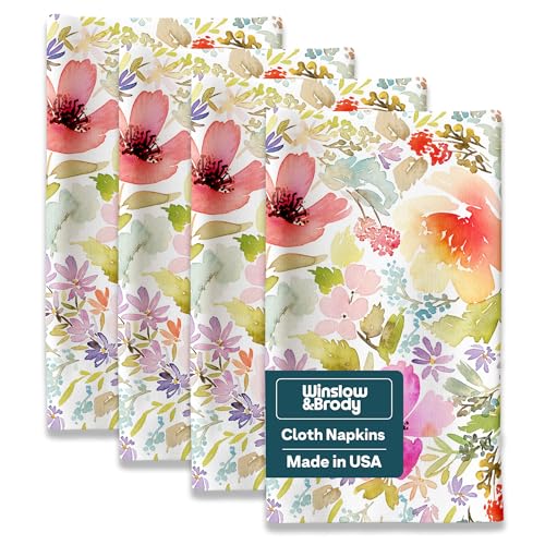Floral Napkins | Made in USA | 18