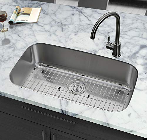 image for MONSINTA Kitchen Sink Grid and Sink Protectors, Stainless Steel Sink G