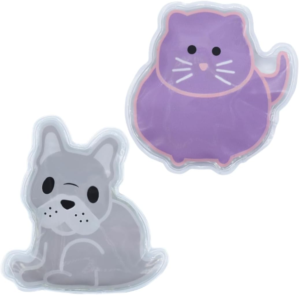 meliiGel Ice Packs for Toddlers & Kids, 2 Pack, Keep Lunches and Snacks Cool, Soothe Boo-Boos, Reusable