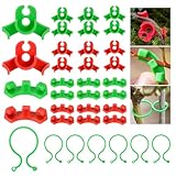 IETWATE 170 Stück Pflanzenbieger Lst Clips 90 Grad Low Stress Training Clips Pflanzenclips für Niedrige Belastung Pflanzenwachstum Bieger Zum Biegen von Pflanzenstämmen Ändern der Wuchsrichtung