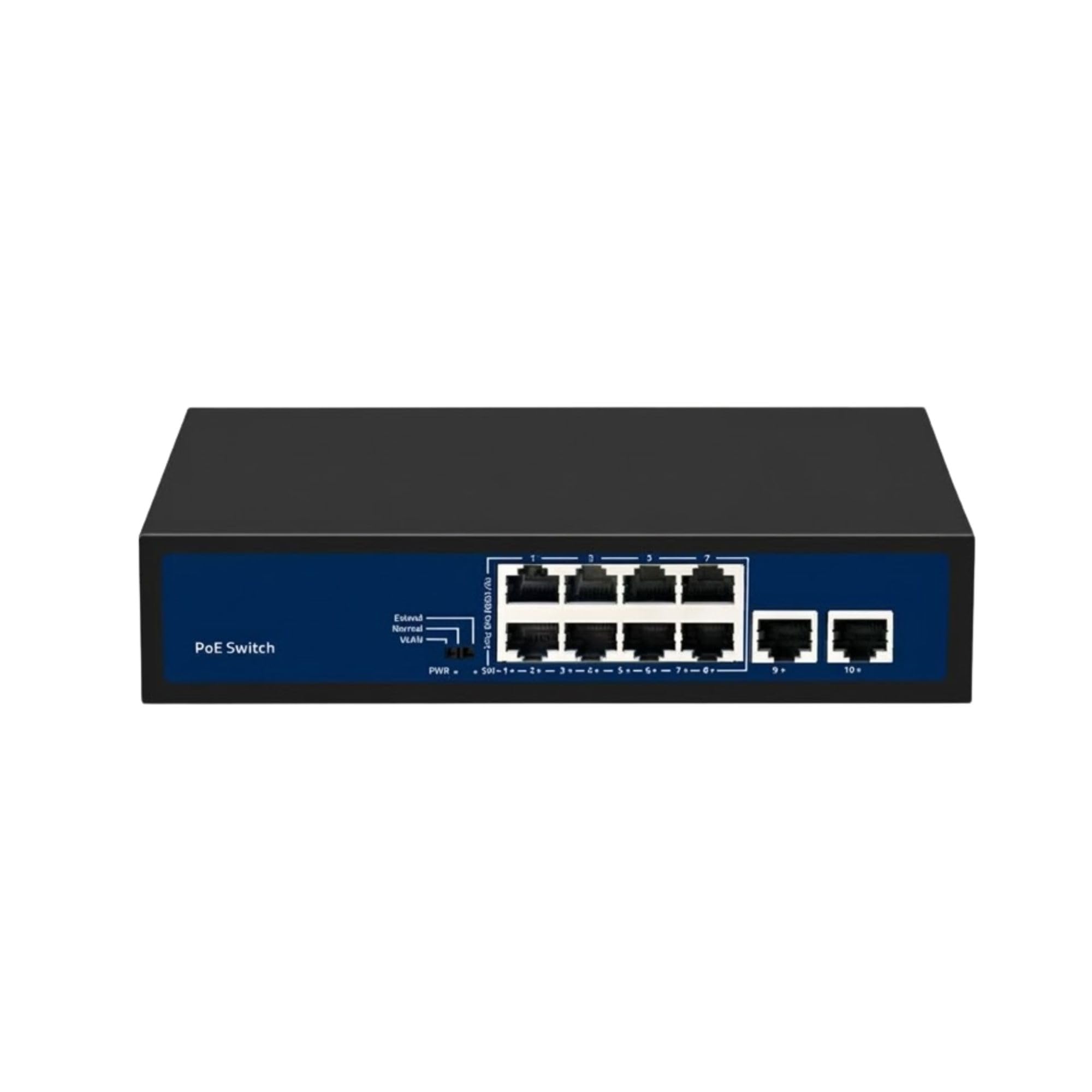 10 Port 10/100Mbps PoE Switch with 8 PoE Ports + 2 Uplink Ports, IEEE 802.3af/at, 135W Power, Plug & Play Network Switch for IP Cameras, CCTV Systems, Wireless Access Points-image-44