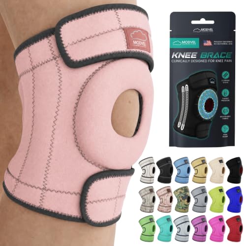 Modvel ELITE Knee Brace for Men &amp; Women – Patella Gel Pads &amp; Side Stabilizers for ACL, Meniscus Tear, Arthritis &amp; Injury Recovery – Maximum Support for Running, Sports &amp; Joint Pain Relief