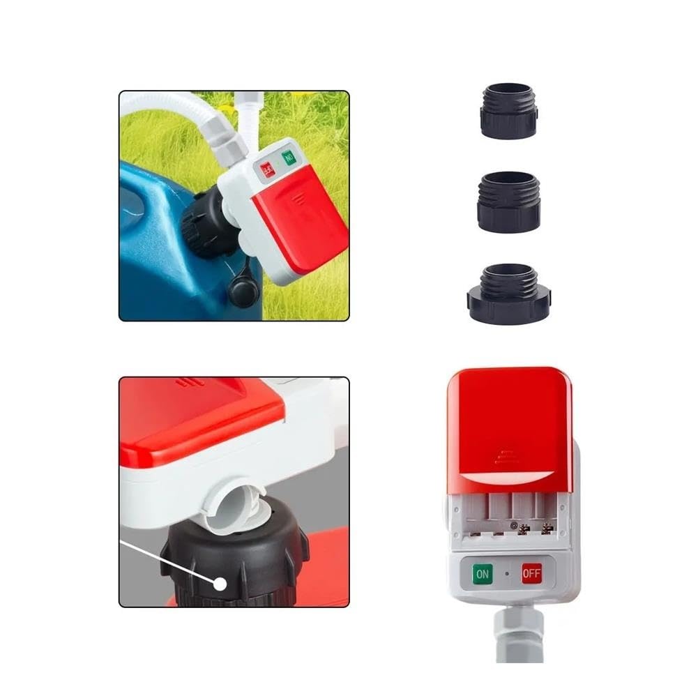 Bomba de Transferencia de Combustible con Parada automática, Extractor de Queroseno diésel de 12 V CC con Manguera de 51 Pulgadas (no Incluye Tambor de Aceite)