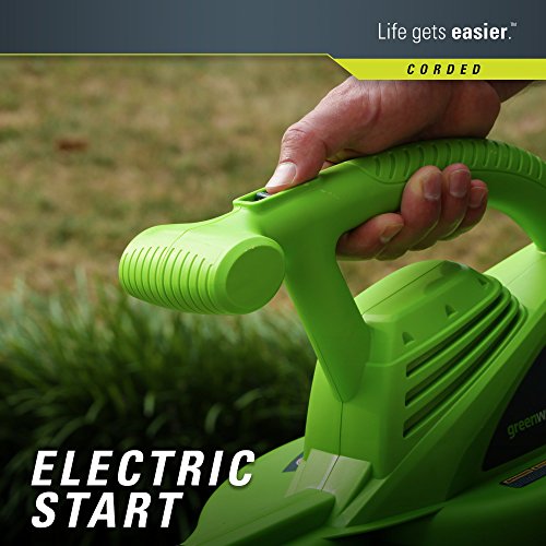 Greenworks 24012 7 Amp 160 MPH Single Speed Corded Blower Greenworks 24012 7 Amp 160 MPH Single Speed Corded Blower