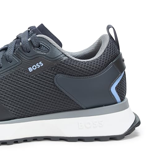 BOSS Men's Big Logo Mesh Mix Lace Up Sneaker4