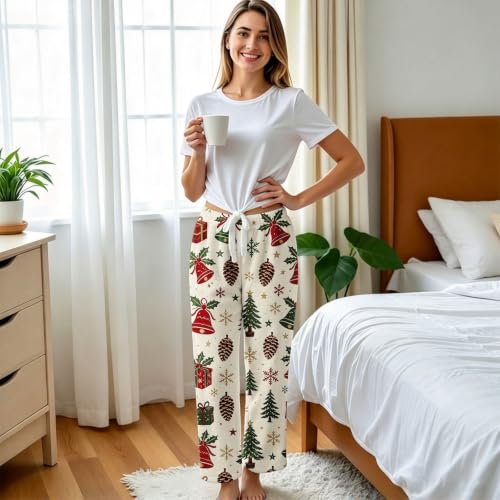 Christmas Pajama Pants Women Flannel Plaid Graphic Baggy Wide Leg Pants | Christmas Sleepwear 2026, Flannel, Plaid, Festive, Warm, Winter, Lounge Wear, Sleep, Lounging, Holiday, Family, Guest, Petite - image 5
