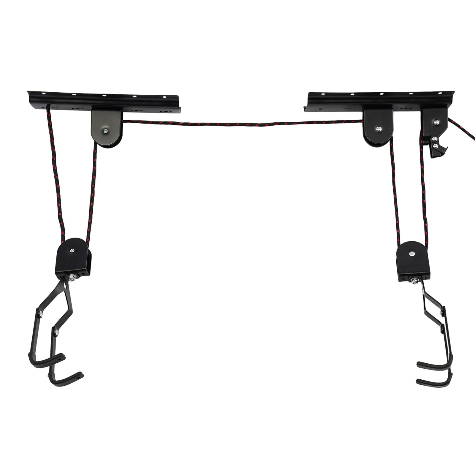 Sollevatore da soffitto per bicicletta da montare al soffitto, gancio universale per mountain bike, robusto supporto per bicicletta con sistema a fune, per riporre e riporre in modo salvaspazio e da