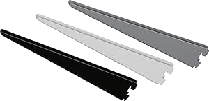 MLOQI 4 Stycken Hyllkonsoler, Tung Lasthyllvinkel Fu00f6r Vu00e4ggmontering, Lastkapacitet 45 Kg (20cm