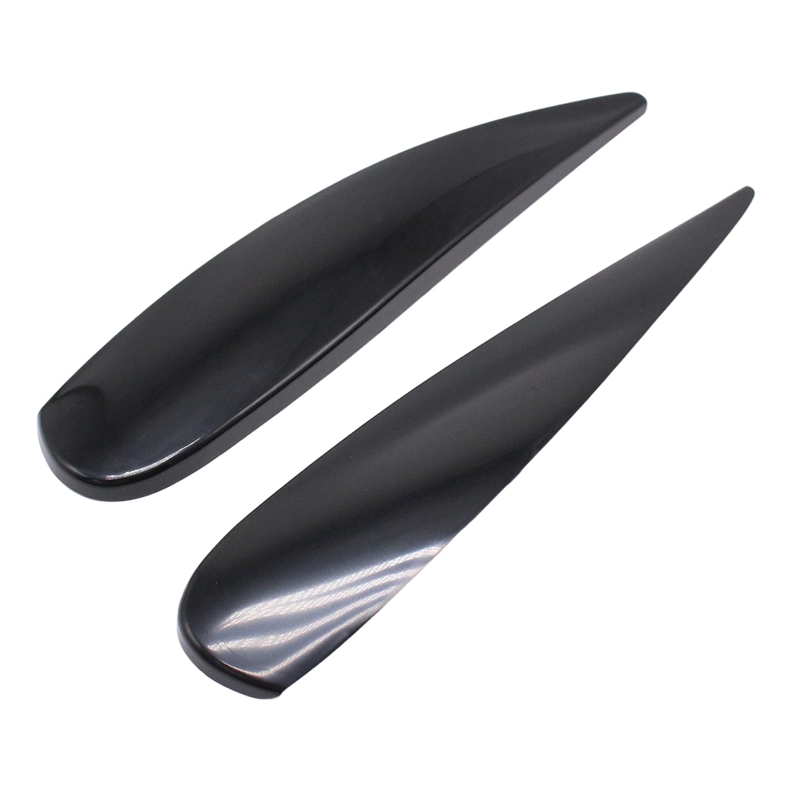 Ljmyy 1 Pair Headlamp Eyebrows Eyelids Spoilers for D 2006-2014 Replacement Headlight Eyebrows Trim Automotive Accessory