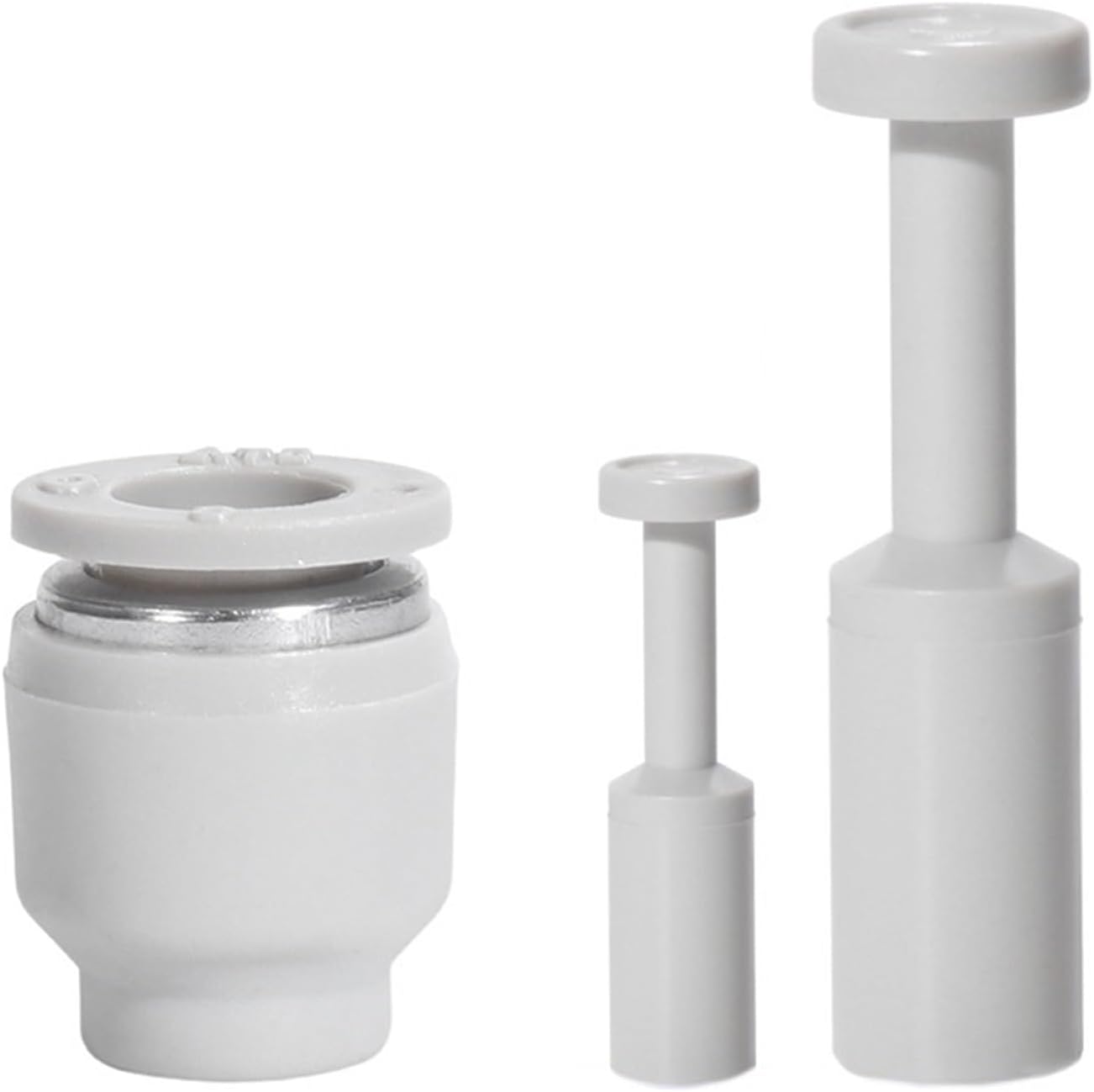 1PCS Tube Blockage Pneumatic Blanking Hose Tube Push Fit Connector Air Line PP PF 4/6/8/10/12(PP,4 mm)