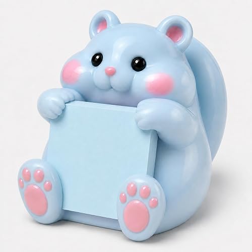 Sticky Note Dispenser 4.7 Inches Height Holds 3 x 3 Inch Sticky Notes Includes 100 Sticky Notes for Office Holds School & Office Desk Supplies