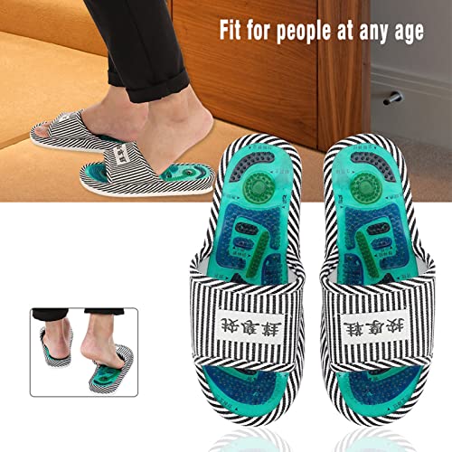 Magnetic Acupoint Massage Slippers Promotes Blood Eliminates Fatigue Fit for Every Age Regulating Endocrine Beautifying Skin (Male 15x12cm) - Image 5