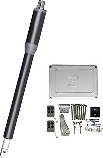 Automatic Gate Opener Single Door Weight 150KG DC 24V Swing Gate Motor Opener Connect with Electric Lock Access Control System PKM-C01-L Gate Operator Hardware Kit for Security (Color : Army Green)