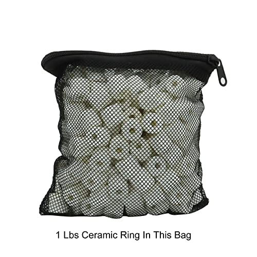 Alegi 10 Pcs Aquarium Filter Media Bags With Zipper, Mesh Reusable Bags For Aquarium Filter Media (6" X 5") #TOP2