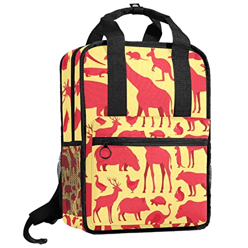 Sac à dos pour garçon motif ancre dorée avec bretelles réglables bleu marine