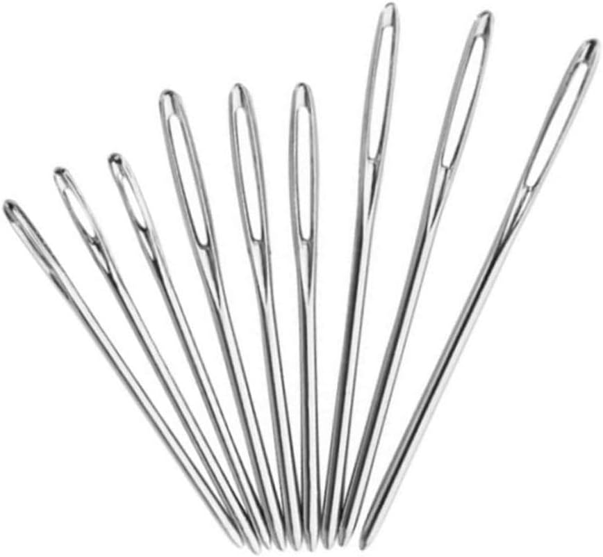 SHINEOFI 3pcs Blunt Needles for Knitting and Sewing Thick Shaft Blunt Tip Needle Kit for Cross Embroidery and Decorative Stitching Projects