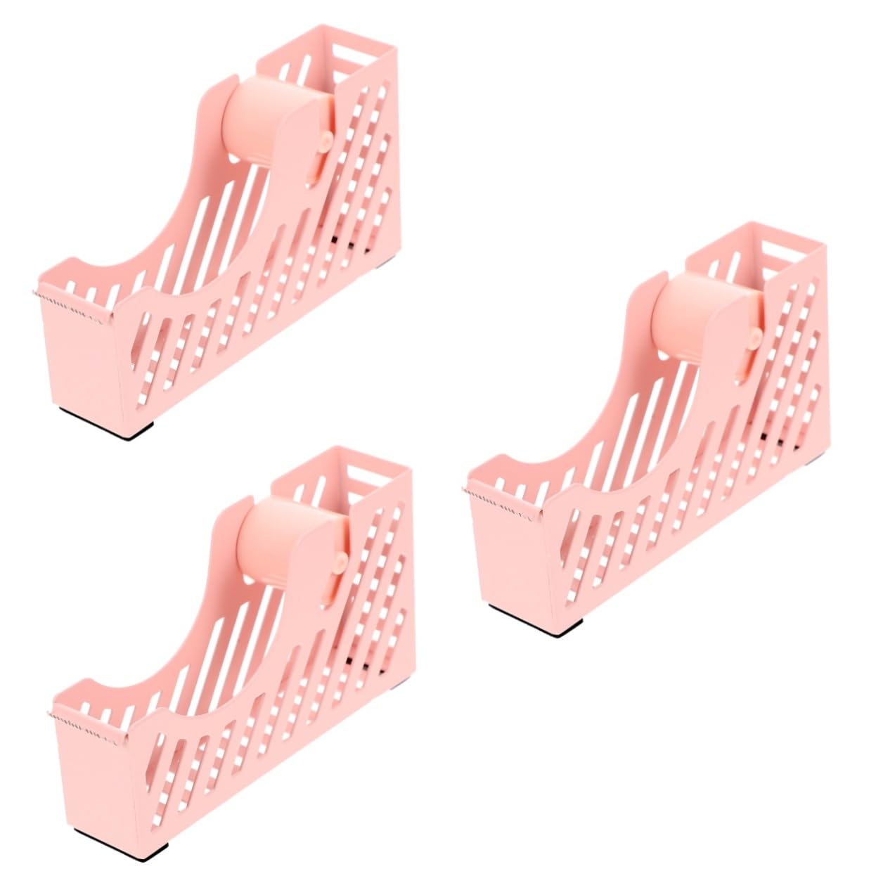 3pezzi Dispenser Per Nastro Adesivo Tavolo Cutter Compatto Per Ufficio e Casa Stabile Per Taglio Facile e Nastro Adesivo e Masking Tape