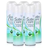 Das feuchtigkeitsspendende Satin Care Rasiergel wurde speziell für empfindliche Haut entwickelt