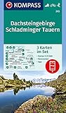 ramsau am dachstein webcam rittisberg  KOMPASS Wanderkarte Dachsteingebirge, Schladminger Tauern: 3 Wanderkarten 1:25000 im Set mit Panoramen inklusive Karte zur offline Verwendung in der ... Skitouren. (KOMPASS-Wanderkarten, Band 293)