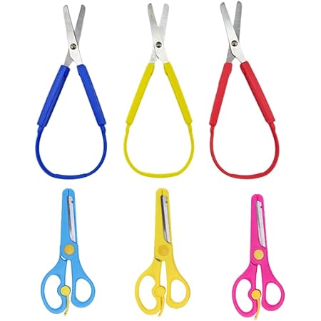 Amazon.com: Special Supplies Mini Loop Scissors for Children and Teens ...