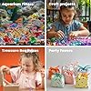Gemstones and Crystals - Acrylic Sea Animals - Vase Filler - 0.65 LB Jewels for Crafts - Fish Tank Rocks - Plastic Seashells - Sensory Bin Filler Gems for Crafting - Fake Ice Aquarium Stones #2
