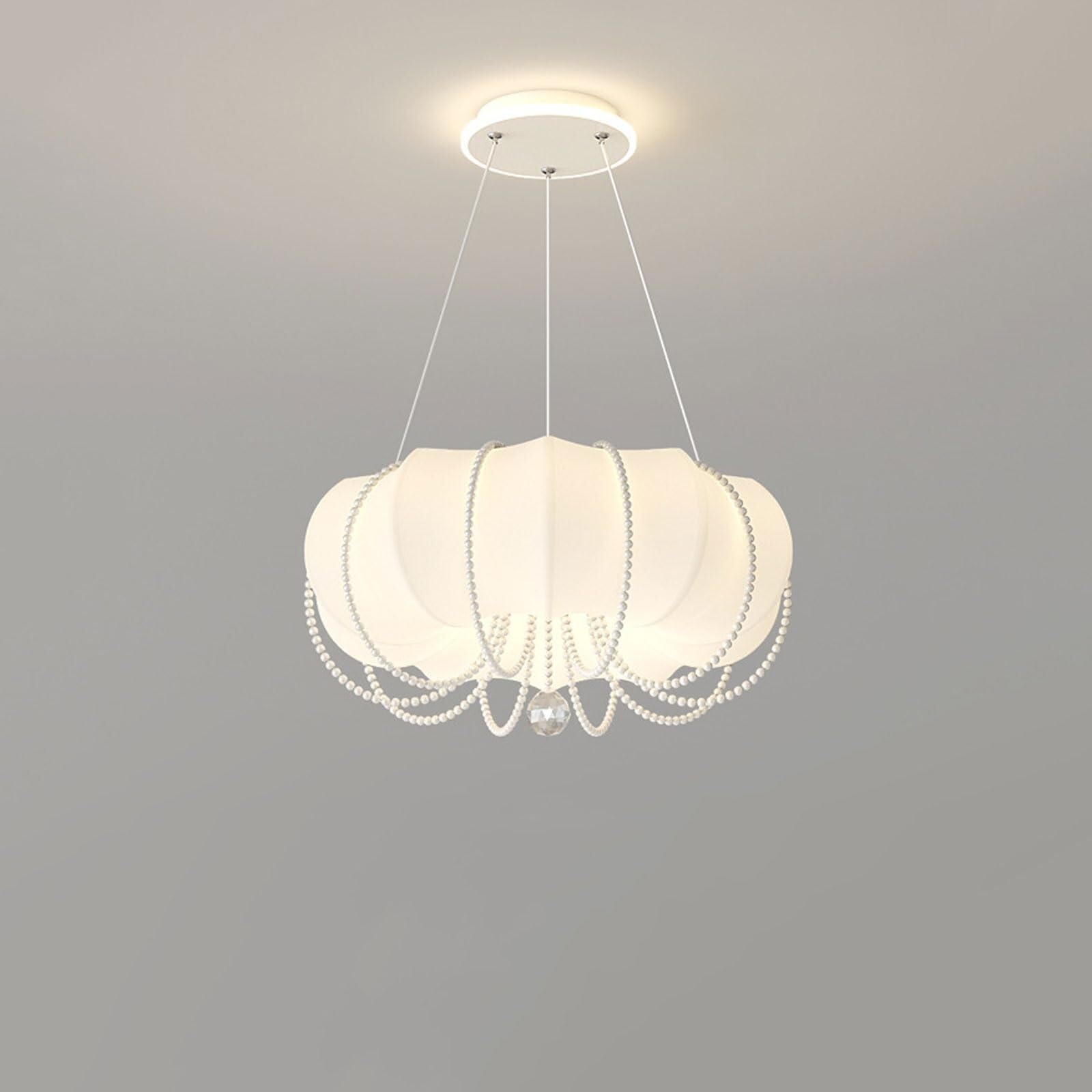 Lustre citrouille en cristal luxueux et perlé pour illuminer votre intérieur