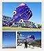 5M 3D Large Octopus Parafoil Kite with Handle & String, Fun to Fly, Outdoor Park Garden Beach Fun