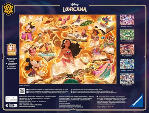 Ravensburger Disney Lorcana Glimmers of the Realm: Amber 1000 piece Jigsaw Puzzle for Adults and Kids Age 12 Years Up - Image 4