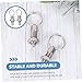 OSALADI 12pcs Stainless Steel Spring Plunger with Pull Non Lock Mechanical Accessory for Industrial Equipment Automotive and Electrical Appliances