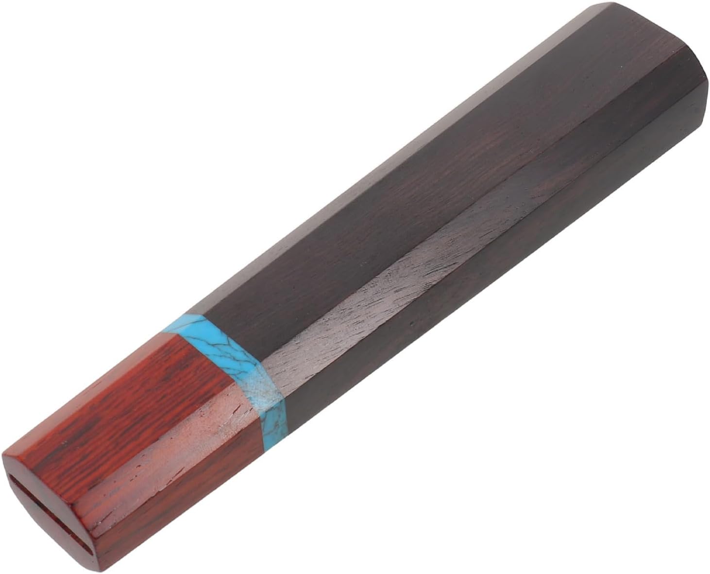 BESTYASH Octagonal Wooden Sashimi Knife Replacement Handle 5.31in Ergonomic Non-slip Grip for Gyuto and Nakiri Knife Handle Replacement and Cooking Tool Restoration