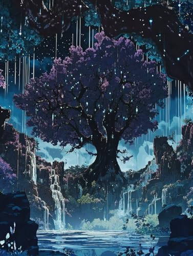 Loisirs créatifs adultes arbre 5D, idée cadeau femme broderie