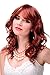 Produktbild WIG ME UP - 5019-350 Damen Perücke leichter Wetlook Rot Kupferrot halblang Pony als Scheitel stylbar ca. 50 cm