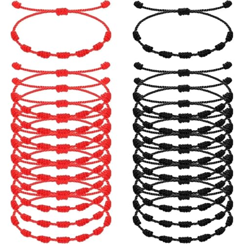 Bracelet porte-bonheur tibétain en corde tressée pour le quotidien