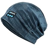 Photo Gallery fesoklaf cuffia bluetooth stereo wireless per chiamate musicali, berretto da notte con foro per coda di cavallo, cuffie per dormire, per dormire, fare yoga, fare jogging, e380-blu, taglia unica Photo Gallery fesoklaf cuffia bluetooth stereo wireless per chiamate musicali, berretto da notte con foro per coda di cavallo, cuffie per dormire, per dormire, fare yoga, fare jogging, e380-blu, taglia unica