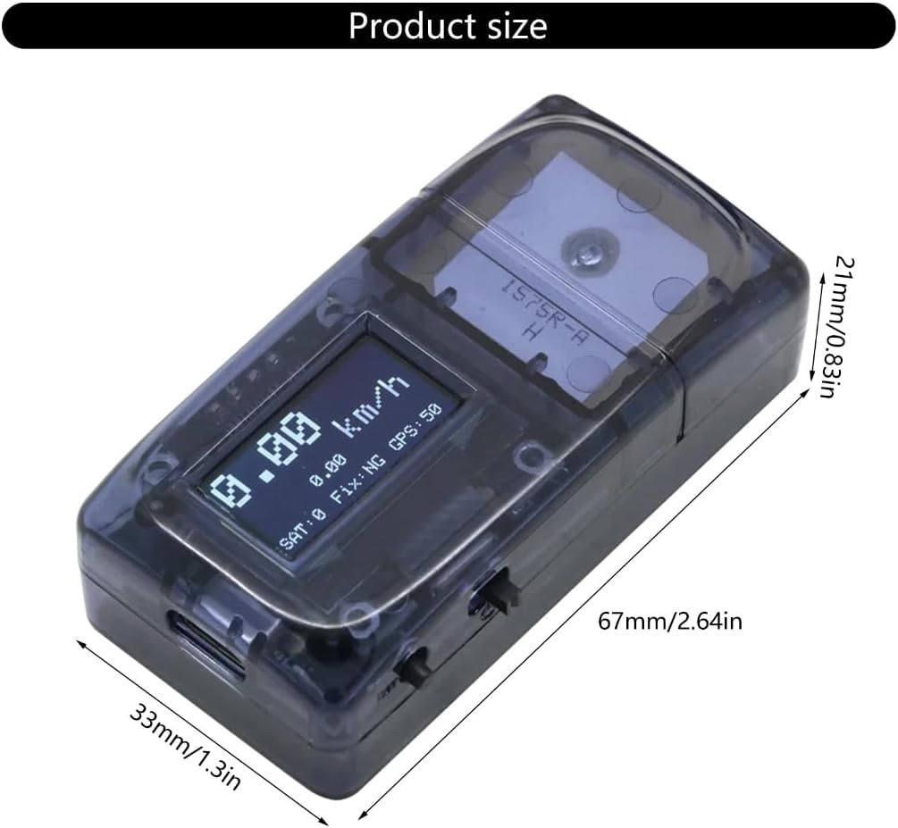 Speedometer Speed Detector With Screen Type C Charging Port for Dr