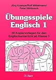 kl 300 p  Übungsspiele Englisch 1/Kl. 3