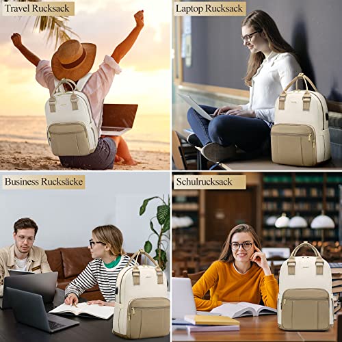 Zaino Porta PC Donna, 15,6 pollici Laptop Backpack...