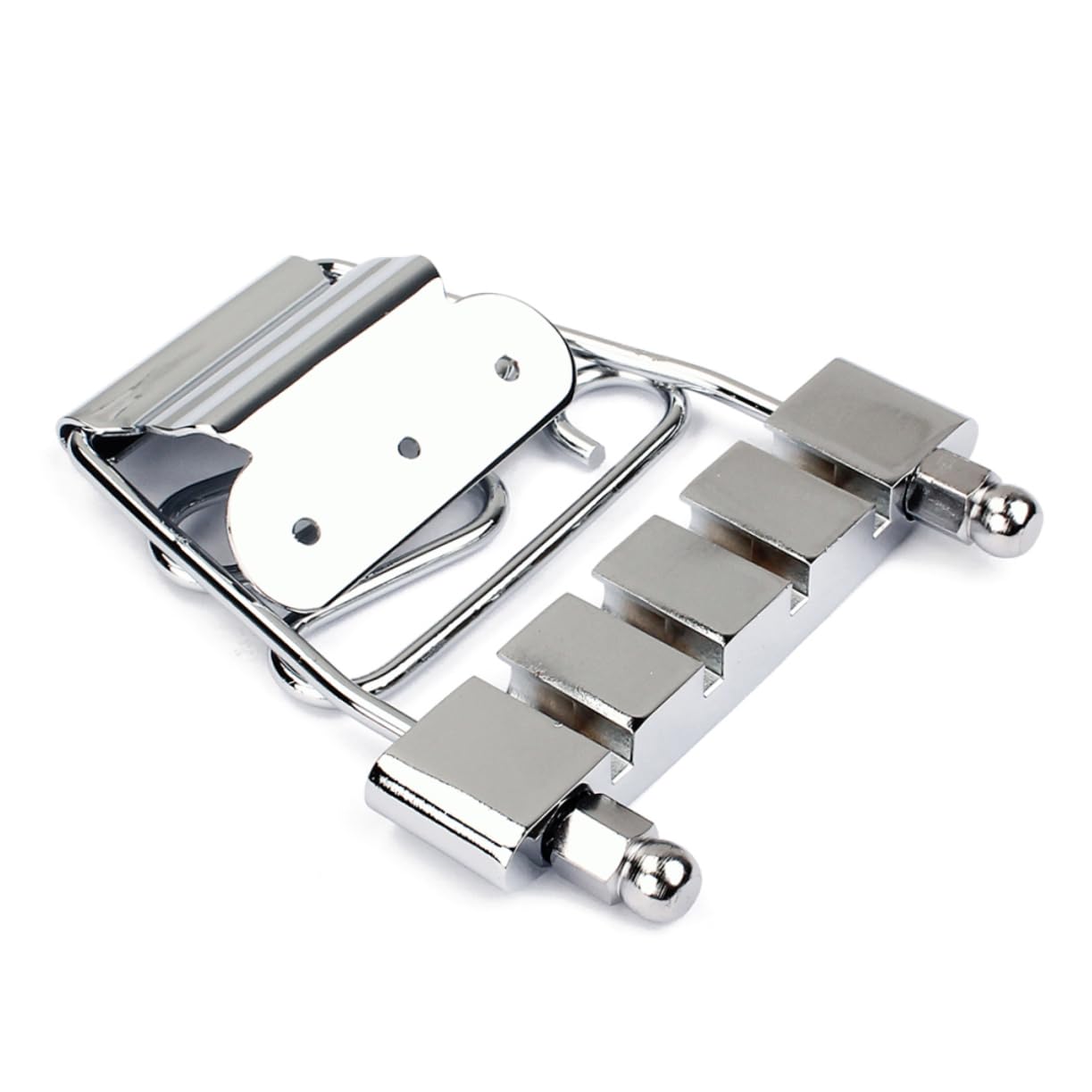 TOYANDONA 3pezzi Ponte Regolabile Per Chitarra Archtop Corde Accessorio Argento Per Sostituzione Facile e Veloce Compatibile Con Chitarre Jazz e Bassi Archtop Per Musicisti e Appassionati Di