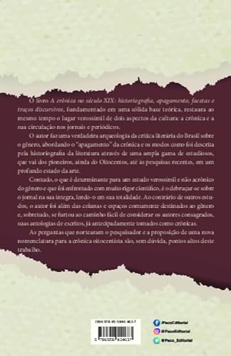 A Crônica no Século XIX: Historiografia, Apagamento, Facetas e Traços Discursivos