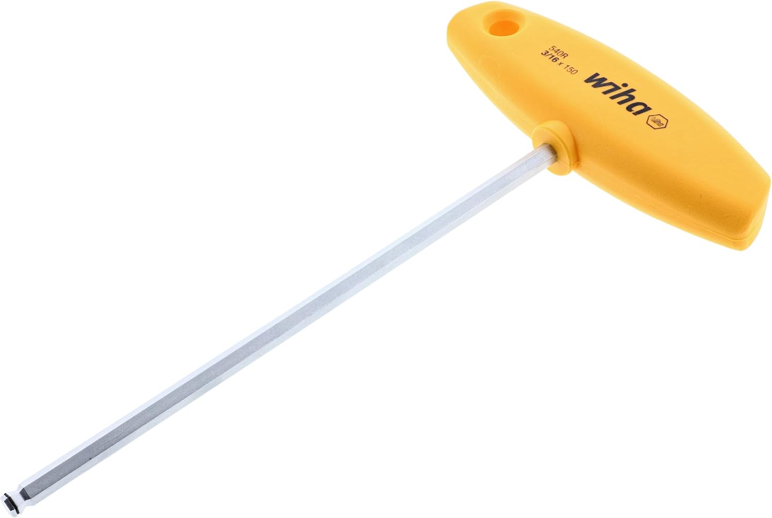 Wiha 54014 MagicRing Ball End with T-Handle, Inch, 3/16"