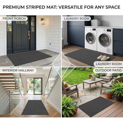 Tapis entrée intérieur antidérapant pour maison propre