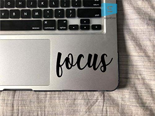 SIGN EVER Focus Quotes Stickers for Laptop Trackpad 15.6 14 13 Inches and All Models Laptop Sticker L x H 6.00 cm x 4.50 cm Pack of 2 (B084VV4LDD) Amazon Price History, Amazon Price Tracker