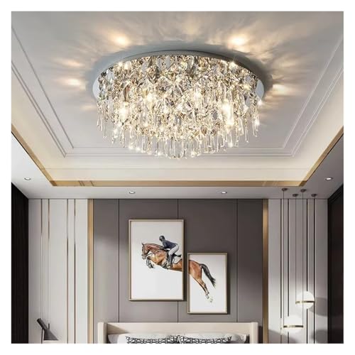 Modern Luxury Bedroom Living Room Crystal Ceiling Lamp for Led