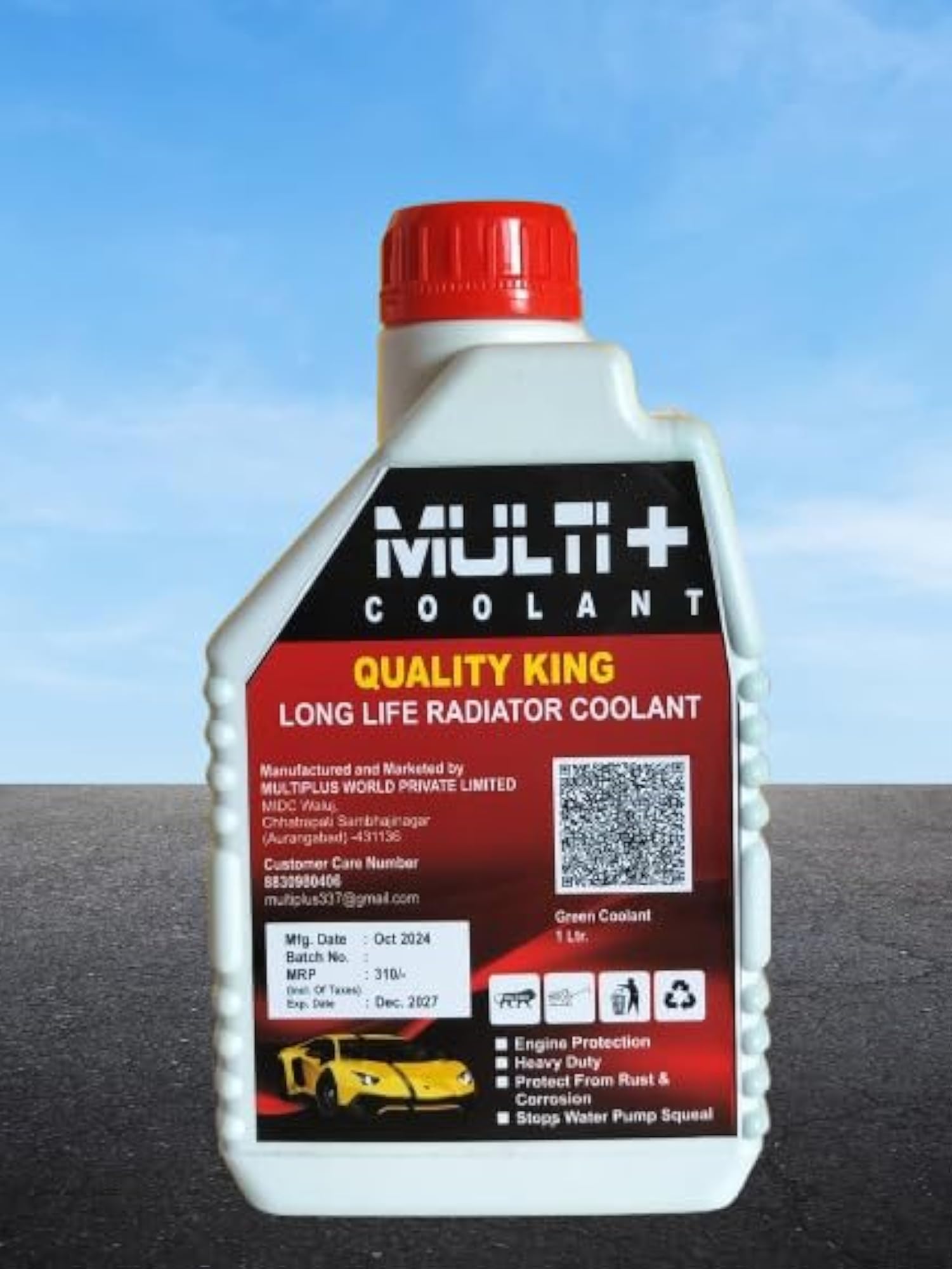 Antifreeze Coolant Concentrate for Diesel and CNG Vehicles