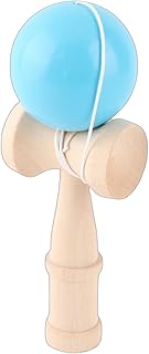 Wooden Kendama Toy, Premium Wood Kendama Toy, Portable Group Game, Improve Hand Eye Coordination with String, Ideal All Ages, Fun for Indoor and Outdoor (Green)