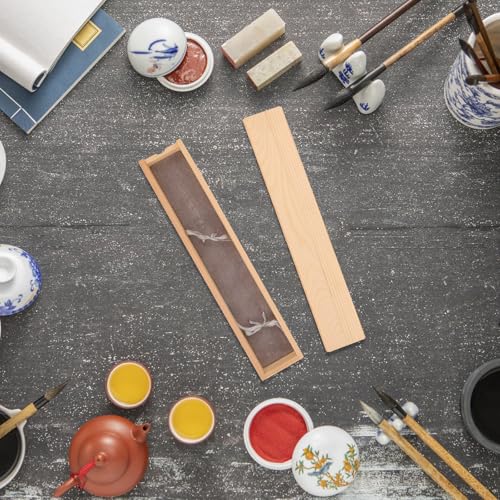 Pinceau de calligraphie protégé : étui bois compact CALLARON - 4