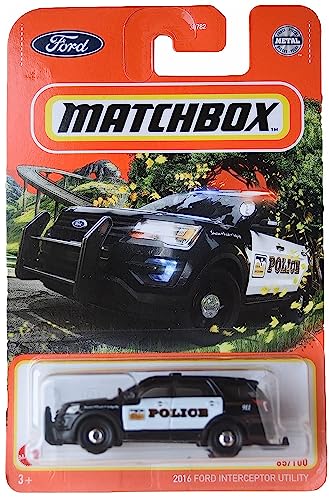 Matchbox Ford Interceptor Utility 2016 Negro miniatura 1